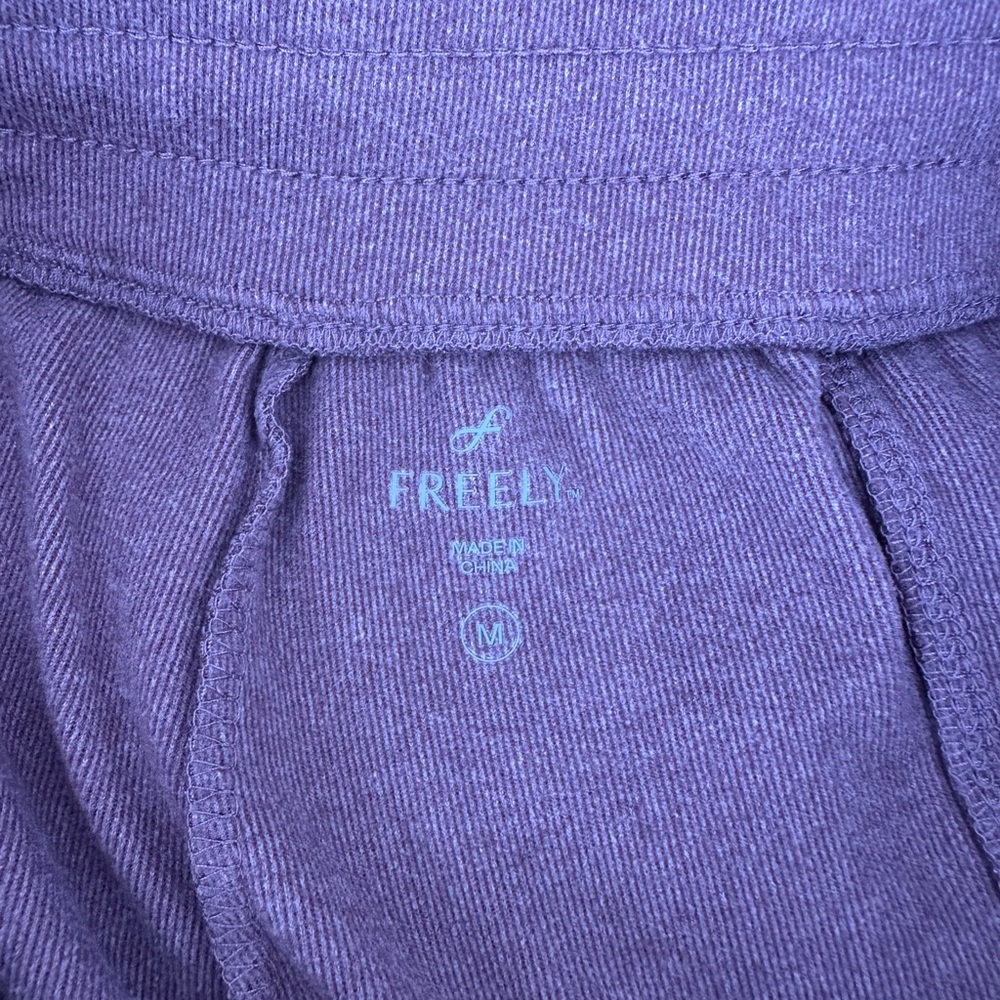 Freely Mauve Cozy Joggers Elevated Lounge Athleisure Workout - Picture 7 of 7